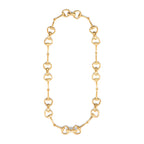 Capucine De Wulf Equestrian Snaffle Bit Chain Necklace - Gold