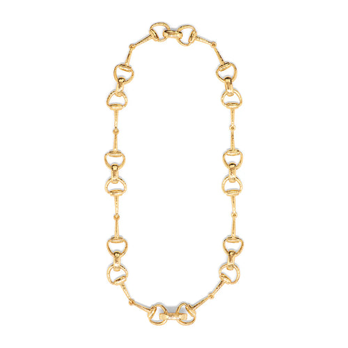 Capucine De Wulf Equestrian Snaffle Bit Chain Necklace - Gold