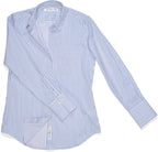 Claridge + King - The 4.0 Shirt in Lovely Blue Stripe: XL