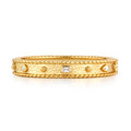 Capucine De Wulf Berry Gem Hinged Bangle - Cubic Zirconia