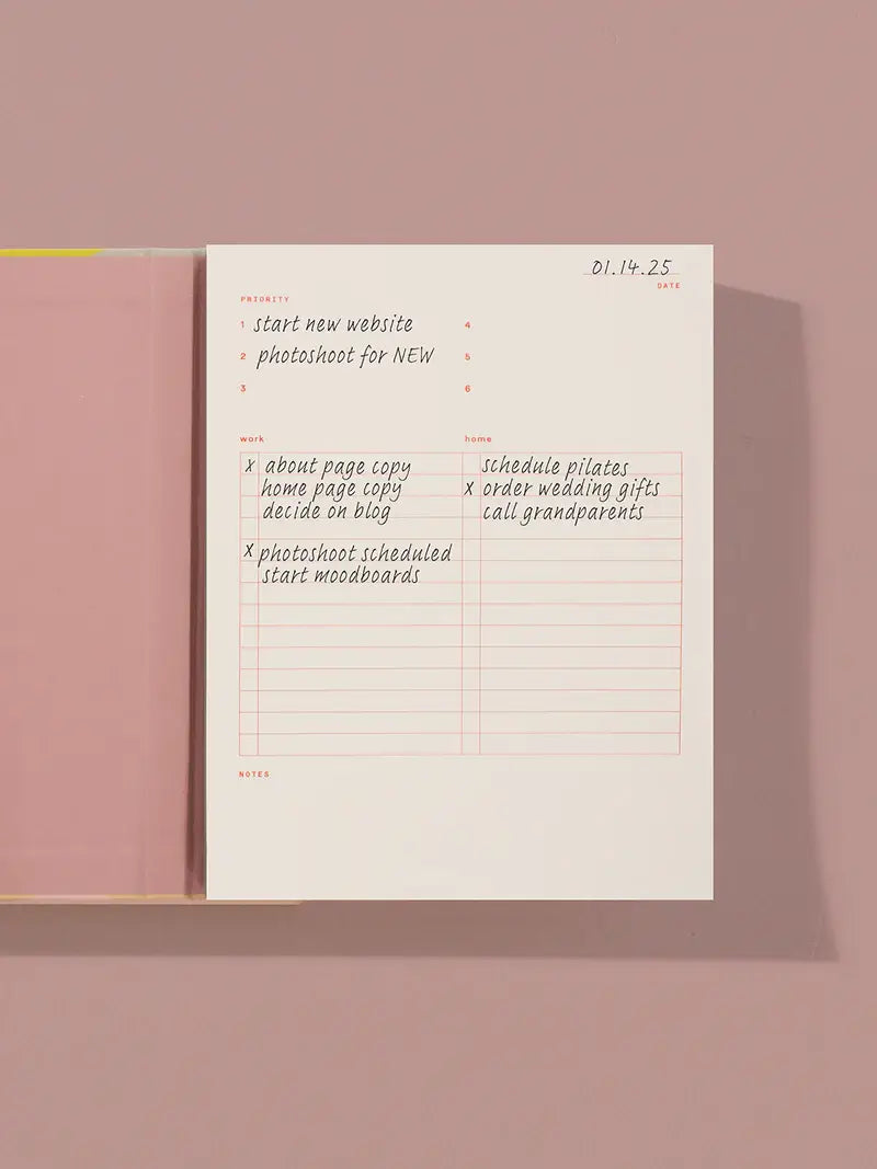 Moglea - Citron Hand Painted Folio
