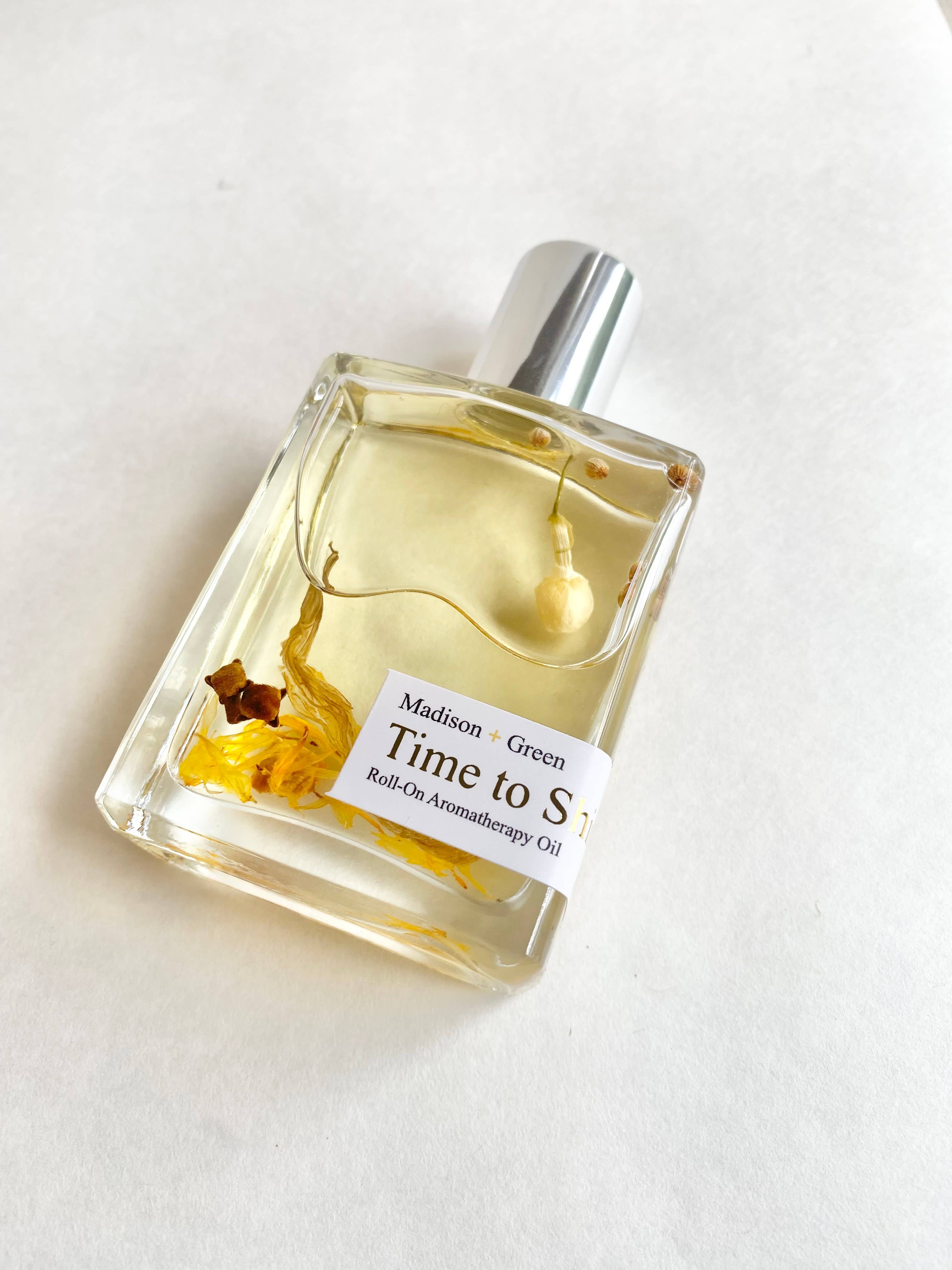 Madison + Green - "Time to Shine" - Aromatherapy Body Oil: Mini Traveler *