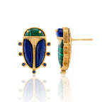 Capucine De Wulf Scarab Mismatched Stud Earrings