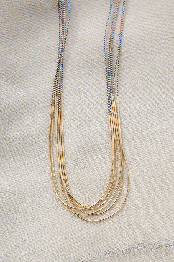 Abacus Row Aries Necklace - Grey