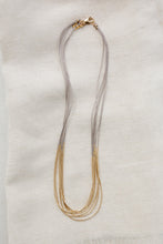 Load image into Gallery viewer, Abacus Row Aries Necklace - Grey
