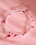 Abacus Row Big heart Necklace Amour