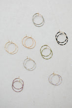 Load image into Gallery viewer, Abacus Row Callisto Hoops - Ink
