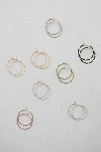 Abacus Row Callisto Hoops - Ink