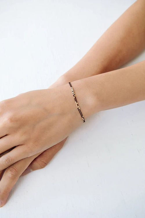 Abacus Row Carina Bracelet - Blush / 6.5"