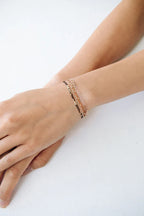 Abacus Row Carina Bracelet - Blush / 7.0"