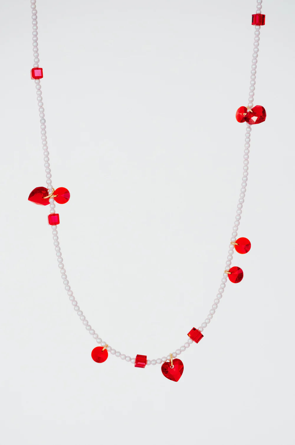 Abacus Row Confetti Necklace - Amour