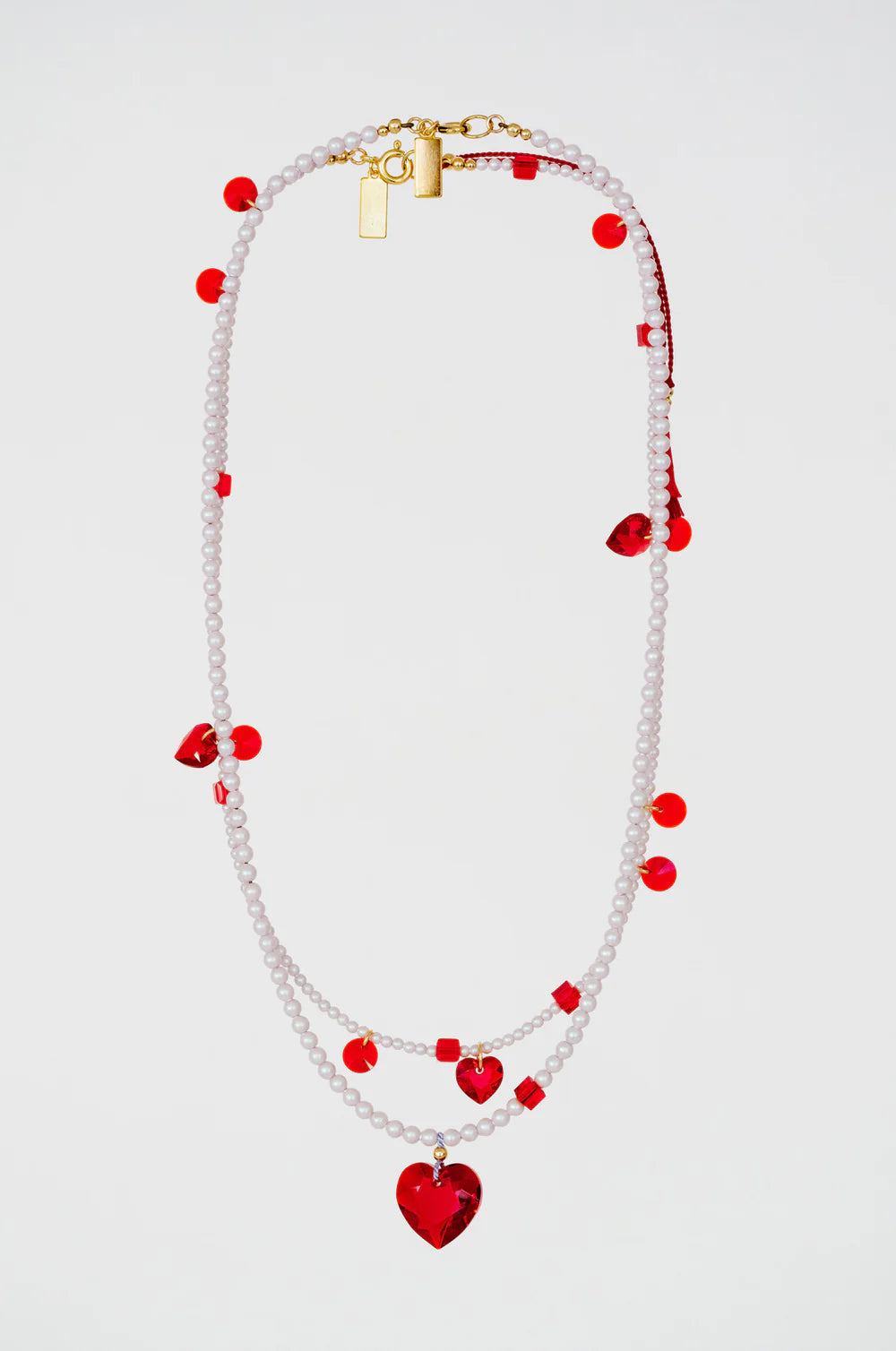 Abacus Row Confetti Necklace - Amour