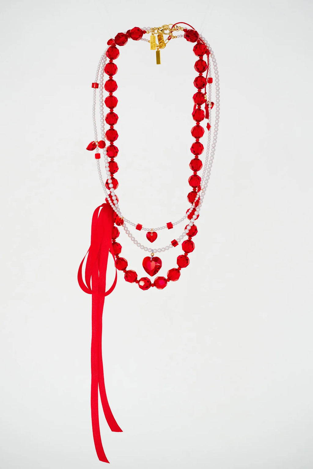 Abacus Row Confetti Necklace - Amour