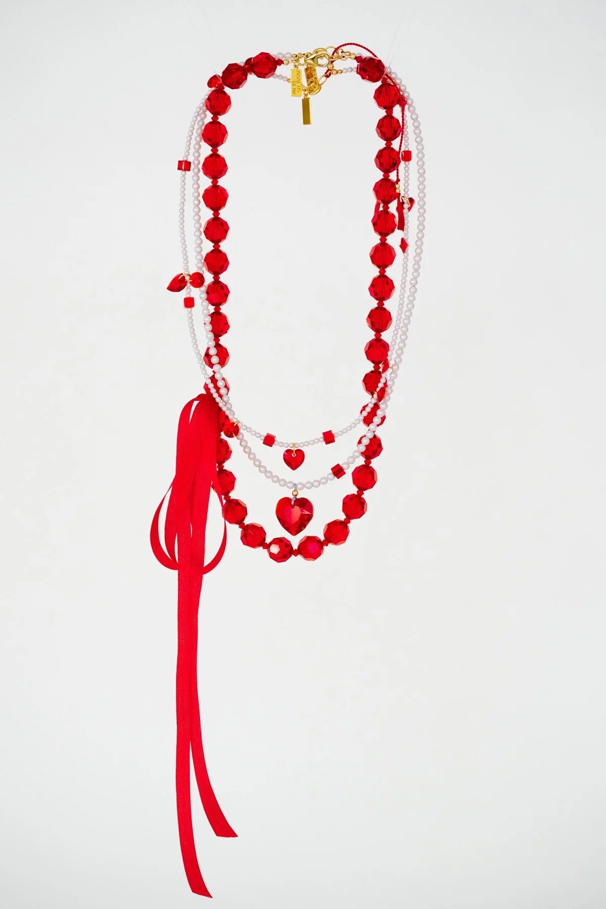 Abacus Row Confetti Necklace - Amour