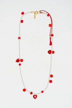 Abacus Row Confetti Necklace - Amour