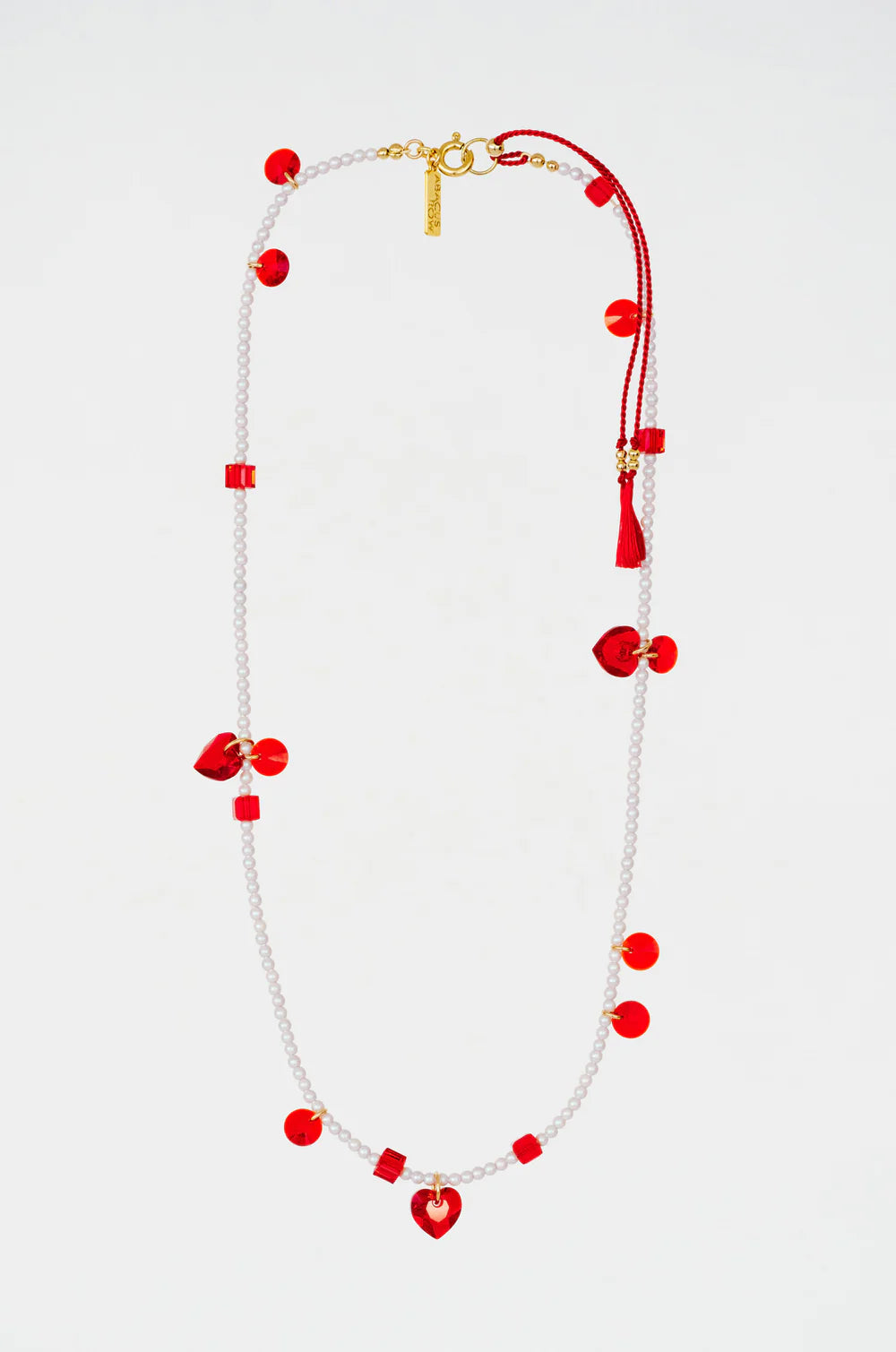 Abacus Row Confetti Necklace - Amour
