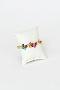 Abacus Row Moon Flower Bracelet - No. 13