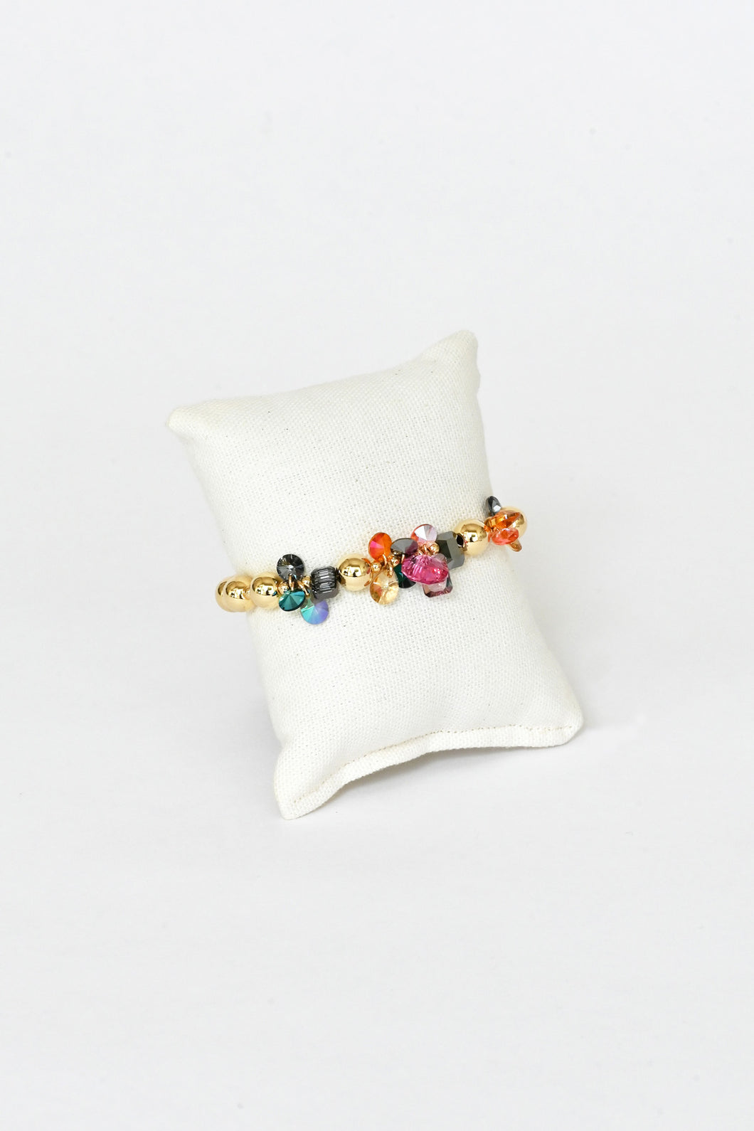 Abacus Row Moon Flower Bracelet - No. 13