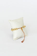 Abacus Row Moon Flower Bracelet - No. 13
