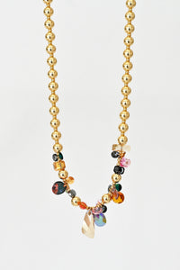 Abacus Row Moon Flower Necklace - No. 13