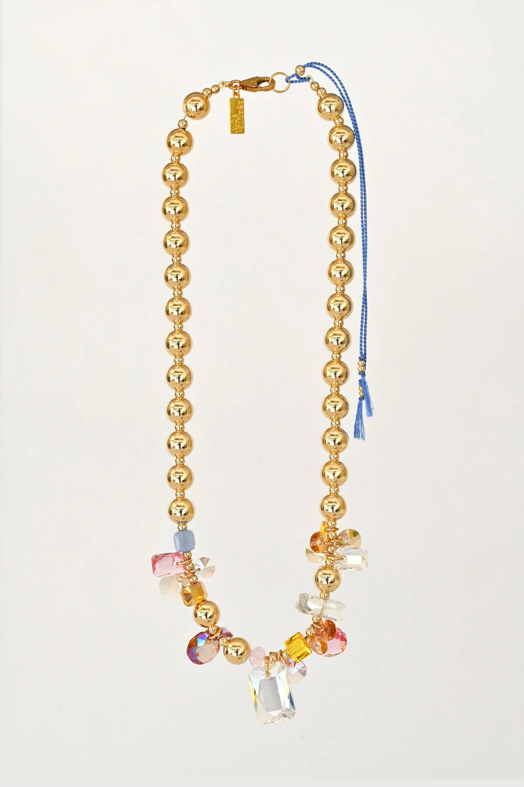 Abacus Row Moon Flower Necklace - No. 16