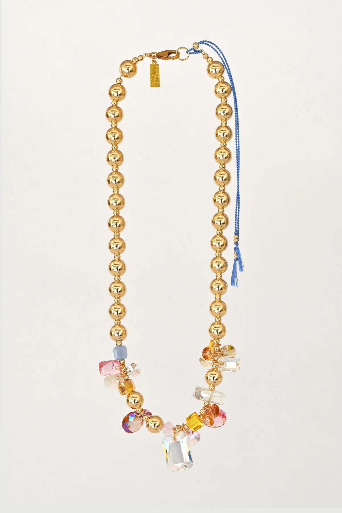 Abacus Row Moon Flower Necklace - No. 16
