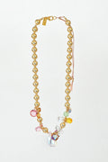 Abacus Row Moon Flower Necklace - No. 17