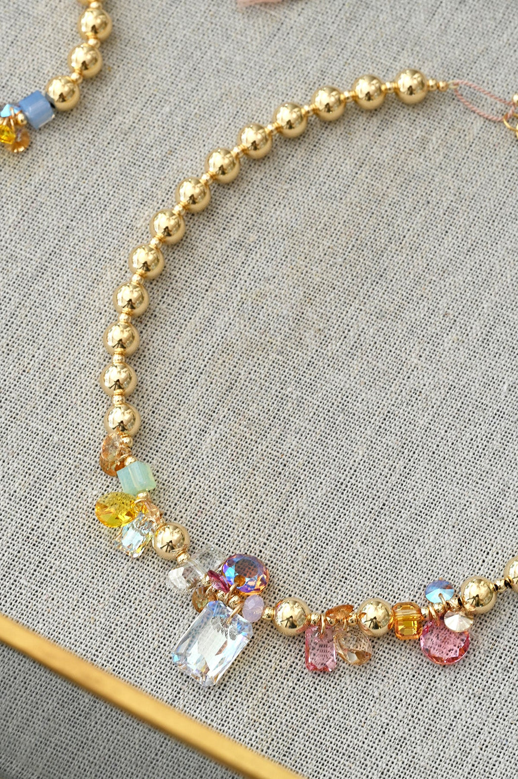 Abacus Row Moon Flower Necklace - No. 17