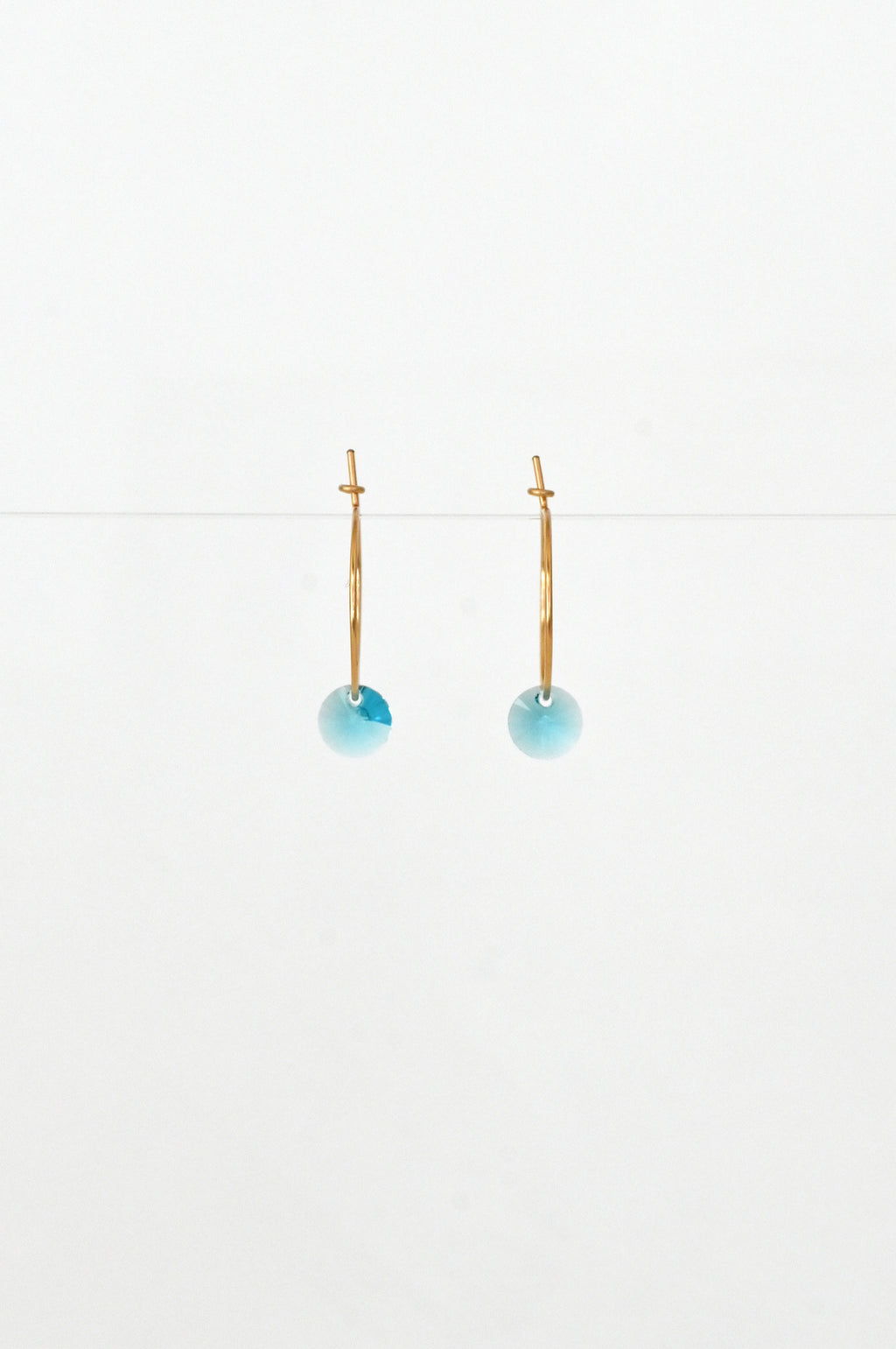 Abacus Row Small Petal Earrings - Blue Star