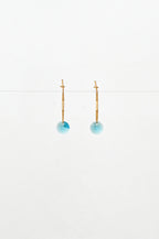 Abacus Row Small Petal Earrings - Blue Star