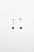 Abacus Row Small Petal Earrings - Spirulina