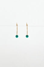 Load image into Gallery viewer, Abacus Row Small Petal Earrings - Spirulina
