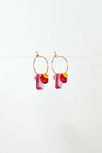 Load image into Gallery viewer, Abacus Row Sweet Pea Earrings - No. 25
