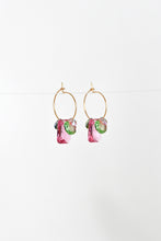 Load image into Gallery viewer, Abacus Row Sweet Pea Earrings - No. 27
