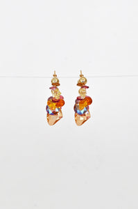 Abacus Row Gold Star Earrings - No. 1*