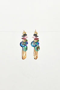 Abacus Row Iris Earrings - No. 5*