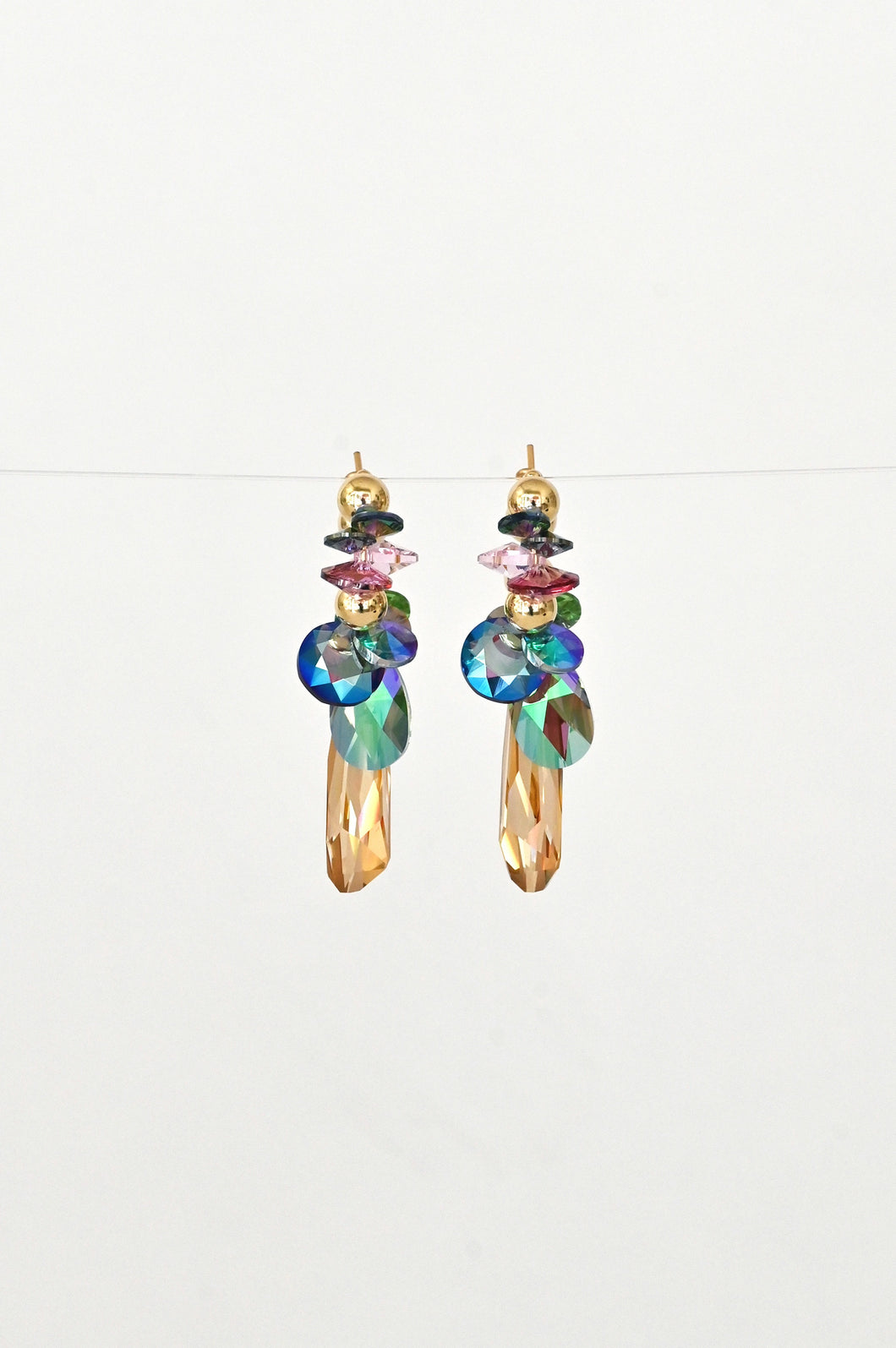 Abacus Row Iris Earrings - No. 5*