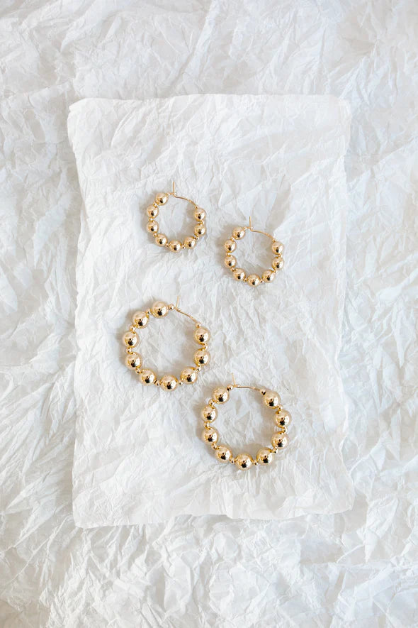 Abacus Row Jiu Jiu Hoop Earrings