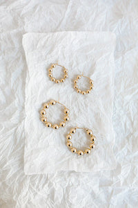 Abacus Row Jiu Jiu Hoop Earrings