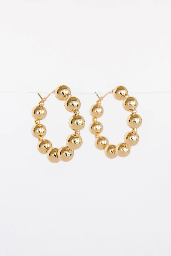 Abacus Row Jiu Jiu Hoop Earrings