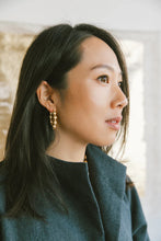 Load image into Gallery viewer, Abacus Row Jiu Jiu Hoop Earrings
