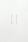 Abacus Row Large Petal Earrings - Pink Rose