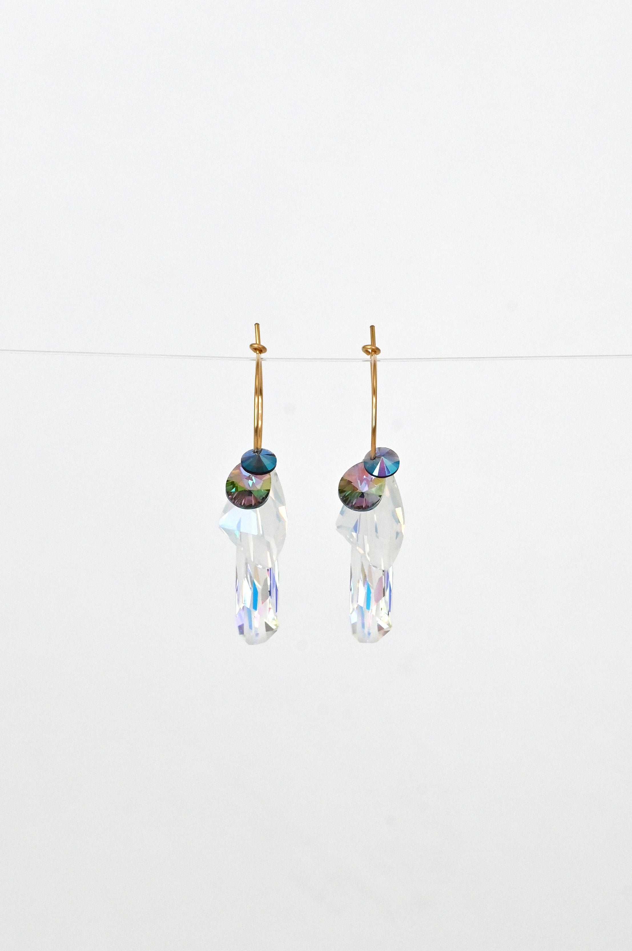 Abacus Row Lavender Earrings - No. 1*