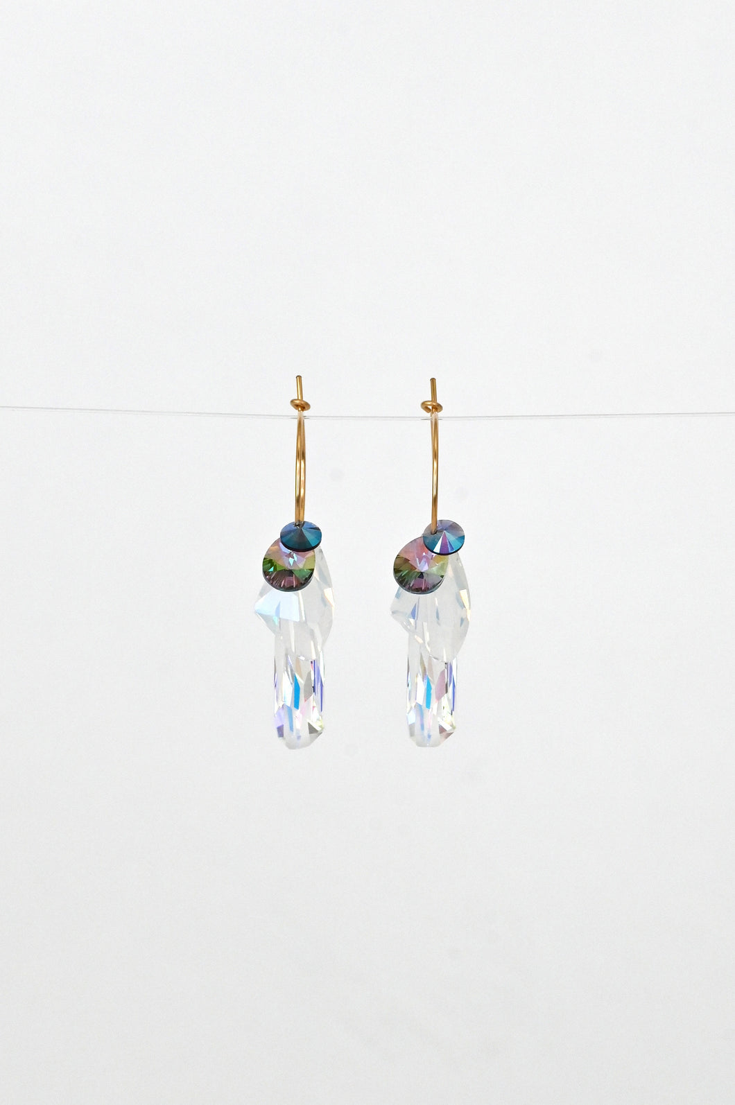 Abacus Row Lavender Earrings - No. 1*