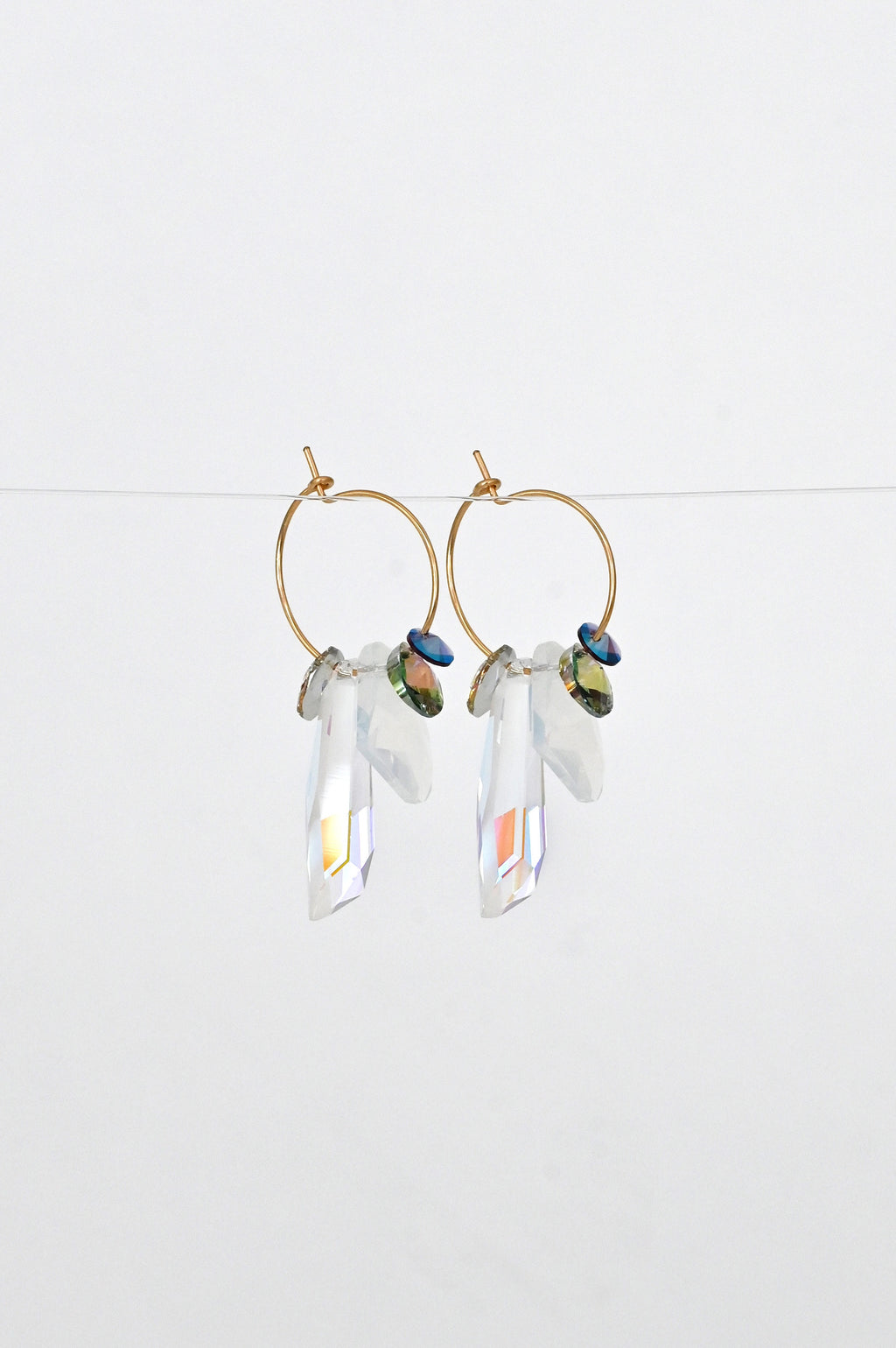 Abacus Row Lavender Earrings - No. 1*