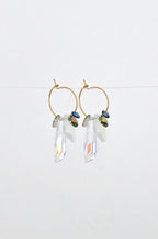 Abacus Row Lavender Earrings - No. 1*