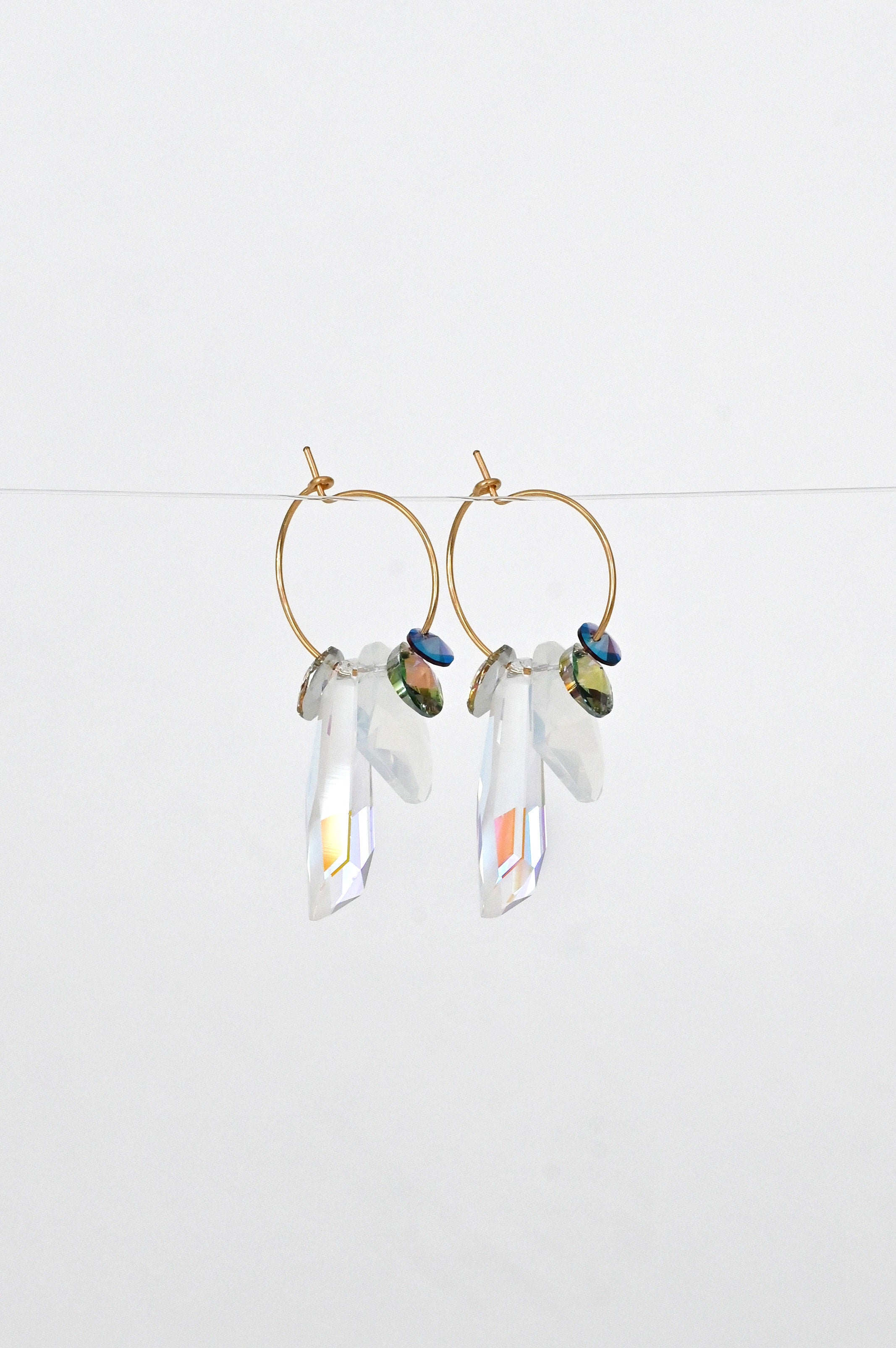 Abacus Row Lavender Earrings - No. 1*