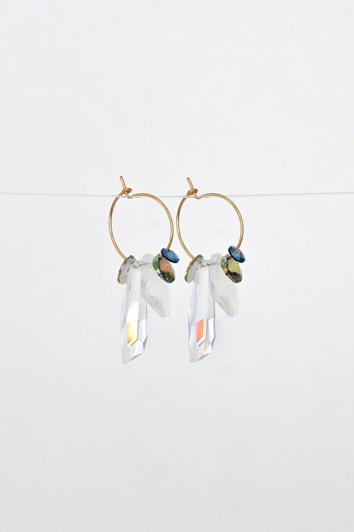 Abacus Row Lavender Earrings - No. 1*