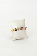 Abacus Row Moon Flower Bracelet - No. 14