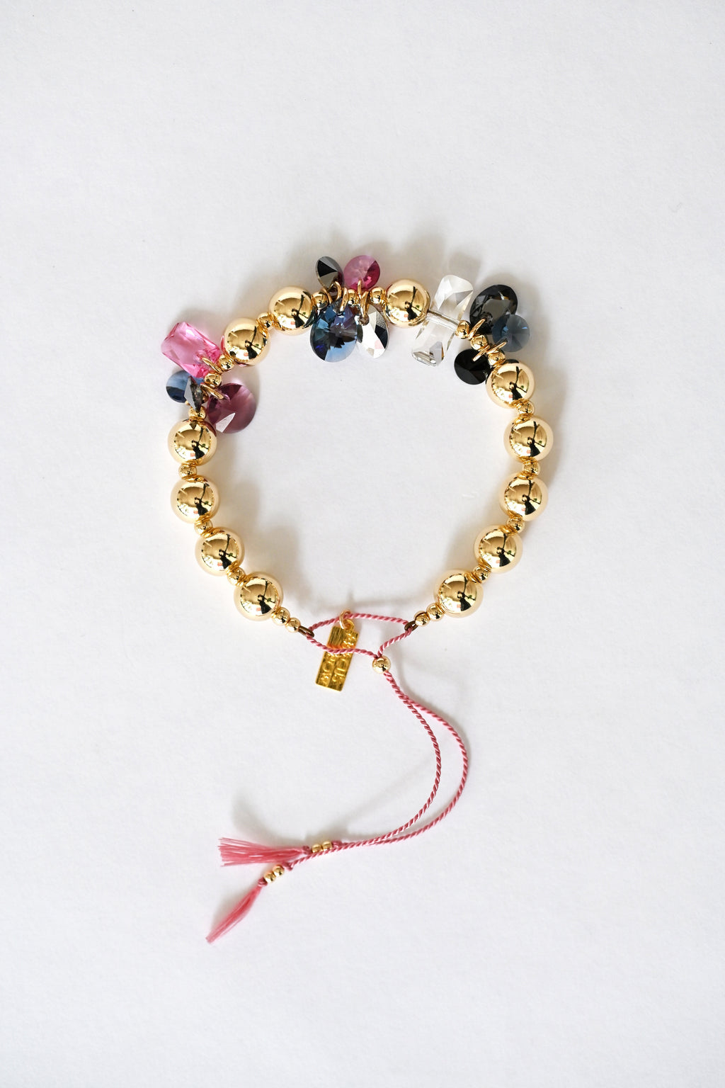 Abacus Row Moon Flower Bracelet - No. 14